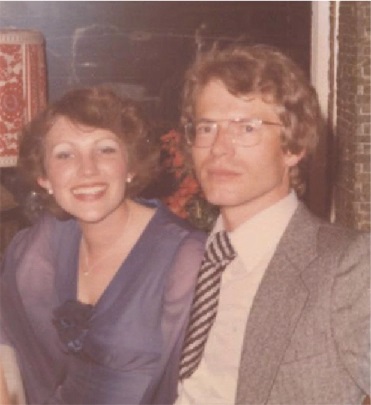 Frank Maibaum mit Ehefrau Gabi 1974